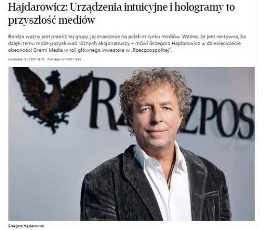 Grzegorz Hajdarowicz o chipach