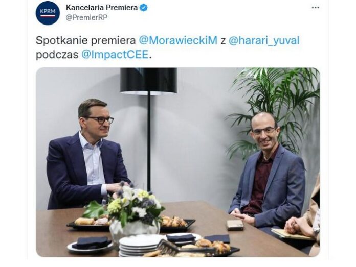 Morawiecki i Harari